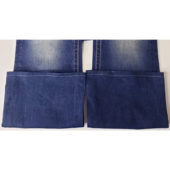 MISS ME CHLOE BOOT Jeans Women's Size 30 Embellished Cross Style #M3437B in EUC - Picture 7 of 16